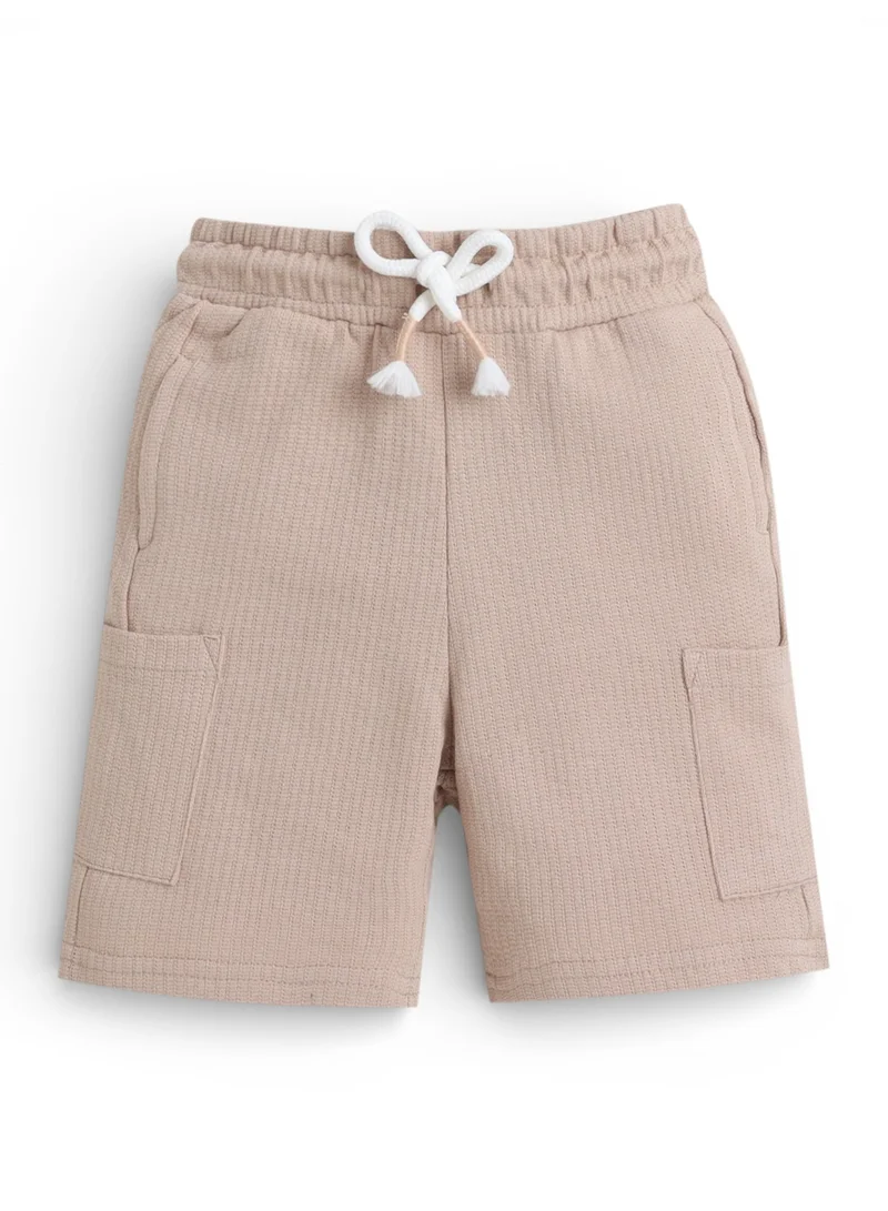 Victor And Jane  Infant Boys’ 2-Piece Set – “Crawl Walk Race” Car Print T-Shirt & Cargo Shorts for Men | Best Price UAE